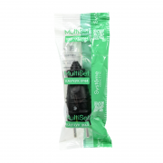 Вилка прямая MultiSet 16А 250В IP44 с заземл. каучук черн. SE MST4001BK MST4001BK