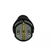 Вилка прямая MultiSet 16А 250В IP44 с заземл. каучук черн. SE MST4001BK MST4001BK