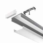 Профиль алюминиевый накладной 23х6 Maytoni ALM002S-2M ALM002S-2M