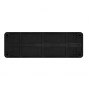 Розетка 4-м ОП Олимп 16А IP20 без заземл. черн. Universal 2219 2219