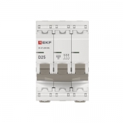 Выключатель автоматический 3п D 25А 6кА ВА 47-63N MA без теплового расцеп. PROxima EKF M63MA6325D M63MA6325D
