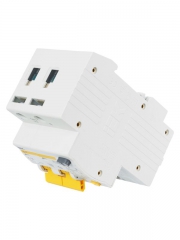 Выключатель автоматический дифференциального тока 2п C 16А 10мА тип AC 4.5кА АД-12 KARAT IEK MAD10-2-016-C-010 MAD10-2-016-C-010