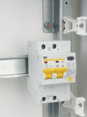 Выключатель автоматический дифференциального тока 2п C 16А 10мА тип AC 4.5кА АД-12 KARAT IEK MAD10-2-016-C-010 MAD10-2-016-C-010