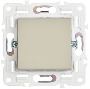 Выключатель проходной 1-кл. SKANDY 10А SK-V02B беж. IEK SK-V12-0-10-K10 SK-V12-0-10-K10