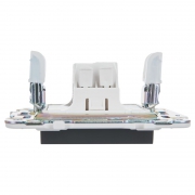 Выключатель проходной 1-кл. SKANDY 10А SK-V02G графит IEK SK-V12-0-10-K53 SK-V12-0-10-K53