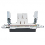 Выключатель проходной 1-кл. SKANDY 10А SK-V08G с индикацией графит IEK SK-V12-1-10-K53 SK-V12-1-10-K53