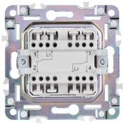 Выключатель проходной 2-кл. SKANDY 10А SK-V05B беж. IEK SK-V22-0-10-K10 SK-V22-0-10-K10