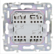 Выключатель проходной 2-кл. SKANDY 10А SK-V05G графит IEK SK-V22-0-10-K53 SK-V22-0-10-K53