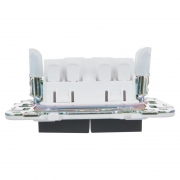 Выключатель проходной 2-кл. SKANDY 10А SK-V05G графит IEK SK-V22-0-10-K53 SK-V22-0-10-K53