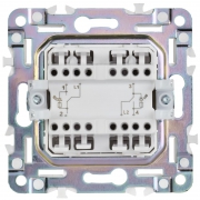 Выключатель проходной 2-кл. SKANDY 10А SK-V10B с индикацией беж. IEK SK-V22-1-10-K10 SK-V22-1-10-K10
