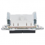 Выключатель 2-кл. SKANDY 10А SK-V09G с индикацией графит IEK SK-V20-1-10-K53 SK-V20-1-10-K53