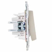 Выключатель 3-кл. SKANDY 10А SK-V11B беж. IEK SK-V30-0-10-K10 SK-V30-0-10-K10