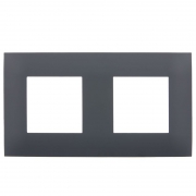 Рамка 2-м SKANDY SK-F02G графит IEK SK-M22-K53 SK-M22-K53