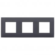 Рамка 3-м SKANDY SK-F03G графит IEK SK-M32-K53 SK-M32-K53