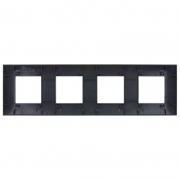 Рамка 4-м SKANDY SK-F04G графит IEK SK-M42-K53 SK-M42-K53