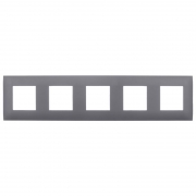 Рамка 5-м SKANDY SK-F05G графит IEK SK-M52-K53 SK-M52-K53