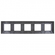 Рамка 5-м SKANDY SK-F05G графит IEK SK-M52-K53 SK-M52-K53
