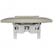 Розетка 2-м SKANDY 10А без заземл. без защ. шторок в сборе SK-R10B беж. IEK SK-R20-10-K10-F SK-R20-10-K10-F