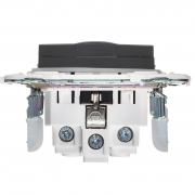 Розетка 1-м SKANDY 16А IP44 с заземл. защ. шторки с крышкой SK-R11G графит IEK SK-R16-16-44-K53 SK-R16-16-44-K53