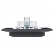 Розетка 2-м SKANDY 16А с заземл. без защ. шторок в сборе SK-R08G графит IEK SK-R21-16-K53-F SK-R21-16-K53-F