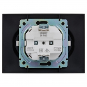 Розетка 2-м SKANDY 16А с заземл. без защ. шторок в сборе SK-R08G графит IEK SK-R21-16-K53-F SK-R21-16-K53-F