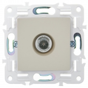 Розетка TV оконечная SKANDY SK-A12B беж. IEK SK-A10-O-K10 SK-A10-O-K10