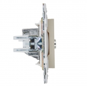 Розетка TV оконечная SKANDY SK-A12B беж. IEK SK-A10-O-K10 SK-A10-O-K10