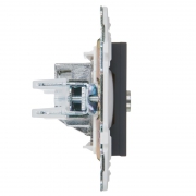 Розетка TV оконечная SKANDY SK-A12G графит IEK SK-A10-O-K53 SK-A10-O-K53