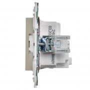 Розетка SKANDY 16А с заземл. без защ. шторок SK-R05B беж. IEK SK-R11-16-K10 SK-R11-16-K10