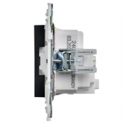 Розетка SKANDY 16А с заземл. защ. шторки SK-R04G графит IEK SK-R14-16-K53 SK-R14-16-K53