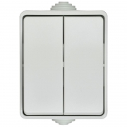 Выключатель 2-кл. ОП Форс IP54 ВС20-2-0-ФБ бел. IEK EVS20-K01-10-54-DC EVS20-K01-10-54-DC