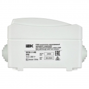 Выключатель проходной 1-кл. ОП Форс IP54 ВС20-1-1-ФБ с индикацией бел. IEK EVS11-K01-10-54-DC EVS11-K01-10-54-DC