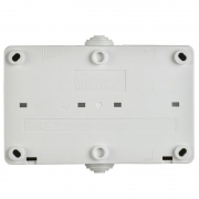 Розетка 2-м ОП Форс РСб22-3-ФБ 16А IP54 с заземл. защ. шторки бел. IEK ERS22-K01-16-54-DC ERS22-K01-16-54-DC