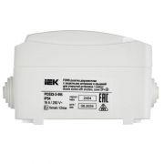 Розетка 2-м ОП Форс РСб22-3-ФБ 16А IP54 с заземл. защ. шторки бел. IEK ERS22-K01-16-54-DC ERS22-K01-16-54-DC