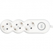 Удлинитель 3х1.5м с заземл. 16А IP20 Uno У03В 2P+PE 250В 3х1.5 IEK WYP53-16-03-D15-ZK WYP53-16-03-D15-ZK