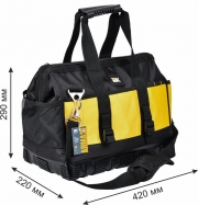 Сумка монтажника с резиновым дном BG-01 IEK ARMA2L 5 IEK A2L5-BG11-01-K02 A2L5-BG11-01-K02