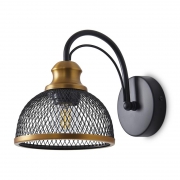 Светильник Caz 1х60Вт E27 IP20 бра настен. Freya FR5527WL-01BBZ FR5527WL-01BBZ