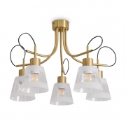 Светильник Caramel 5х60Вт E27 IP20 подвесной Freya FR5522PL-05BS FR5522PL-05BS