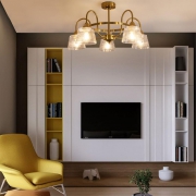 Светильник Caramel 5х60Вт E27 IP20 подвесной Freya FR5522PL-05BS1 FR5522PL-05BS1