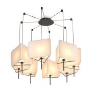 Светильник подвесной Bricola 8х40Вт E14 IP20 Freya FR5511PL-08B FR5511PL-08B