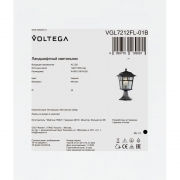 Светильник Eve 1х40Вт E27 IP44 ландшафтный Voltega VGL7212FL-01B VGL7212FL-01B