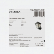 Светильник Noon 1х40Вт E27 IP44 бра настен. Voltega VGL7213WL-01B1 VGL7213WL-01B1