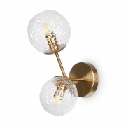 Светильник Fluff 40Вт E14х2 IP20 бра настен. Freya FR5207WL-02BZ FR5207WL-02BZ