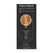 Лампа светодиодная Loft Led G130 4Вт 1800К E27 Voltega 8541 8541