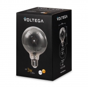 Лампа светодиодная Loft Led G95 3Вт 3000К E27 Voltega 8521 8521