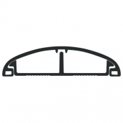 Кабель-канал 50х12 L2000 напольный черн. RAL 9004 ЭРА Б0064453 Б0064453