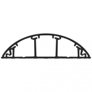Кабель-канал 70х16 L2000 напольный черн. RAL 9004 KK-70-16-FB Эра Б0061693 Б0061693