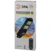 Светильник 40Вт 5000К IP65 750лм консольный на солнечной батарее COB с датчиком движения ПДУ Эра Б0046793 Б0046793