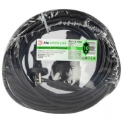 Удлинитель силовой GREEN LINE BUH-6-10m Greenline в бухте 1 розетка без заземления 10м ПВС 2х0.75кв.мм Эра Б0065112 Б0065112