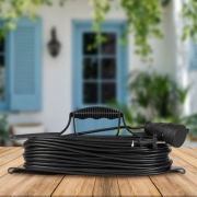 Удлинитель силовой GREEN LINE FR-10-40m Greenline на рамке 1 розетка без заземления 40м ПВС 2х1кв.мм Эра Б0065095 Б0065095